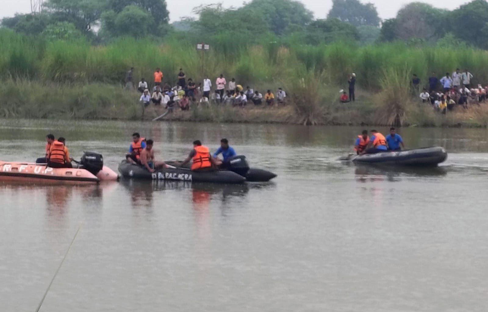 Villagers Protest After Idol Immersion Deaths CM Yogi Adityanath expresses grief over Agra idol immersion accident"