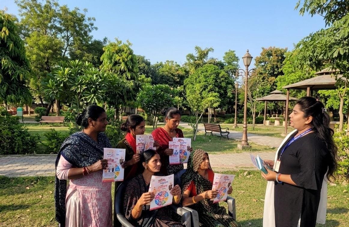 Women participating in legal awareness camp organized by District Legal Services Authority Agra on International Women’s Day 2026