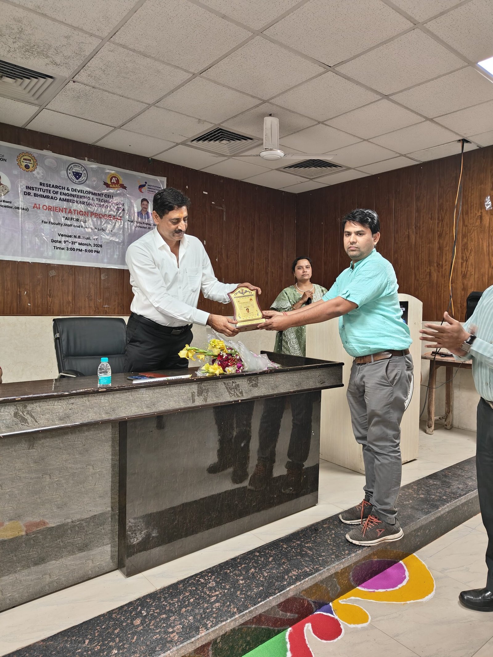 AI for All orientation program second day lecture at IET Dr Bhimrao Ambedkar University Agra