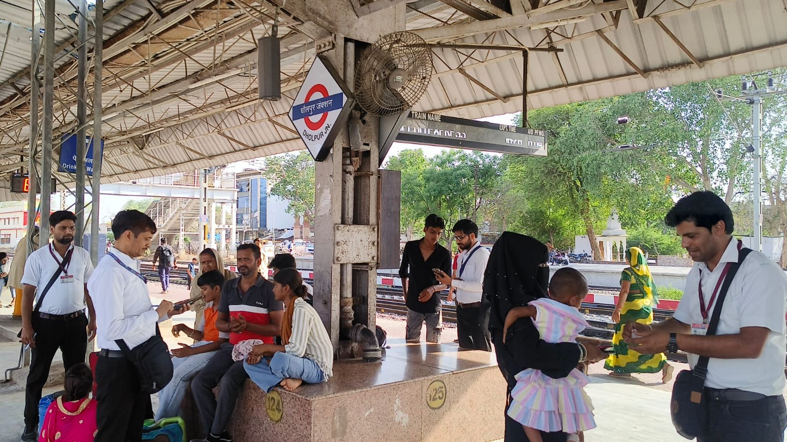 Railway officials conducting ticket checking drive at Agra division stations and trains April 2026
