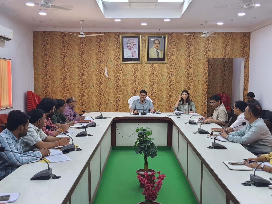 Agra District Nutrition Committee meeting chaired by DM Manish Bansal review of Anganwadi services nutrition tracker and child welfare programs