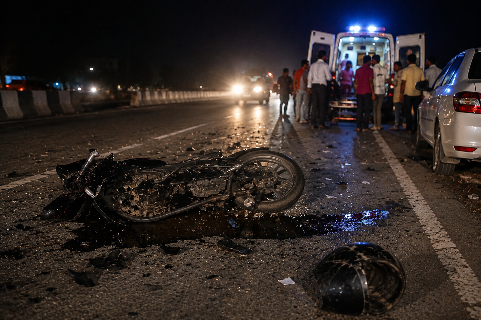 Two D.Pharma students injured in a fatal road accident on Agra-Kanpur Highway after appearing for an examination.