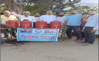 Public cooling arrangements and heatwave safety measures set up across Agra city