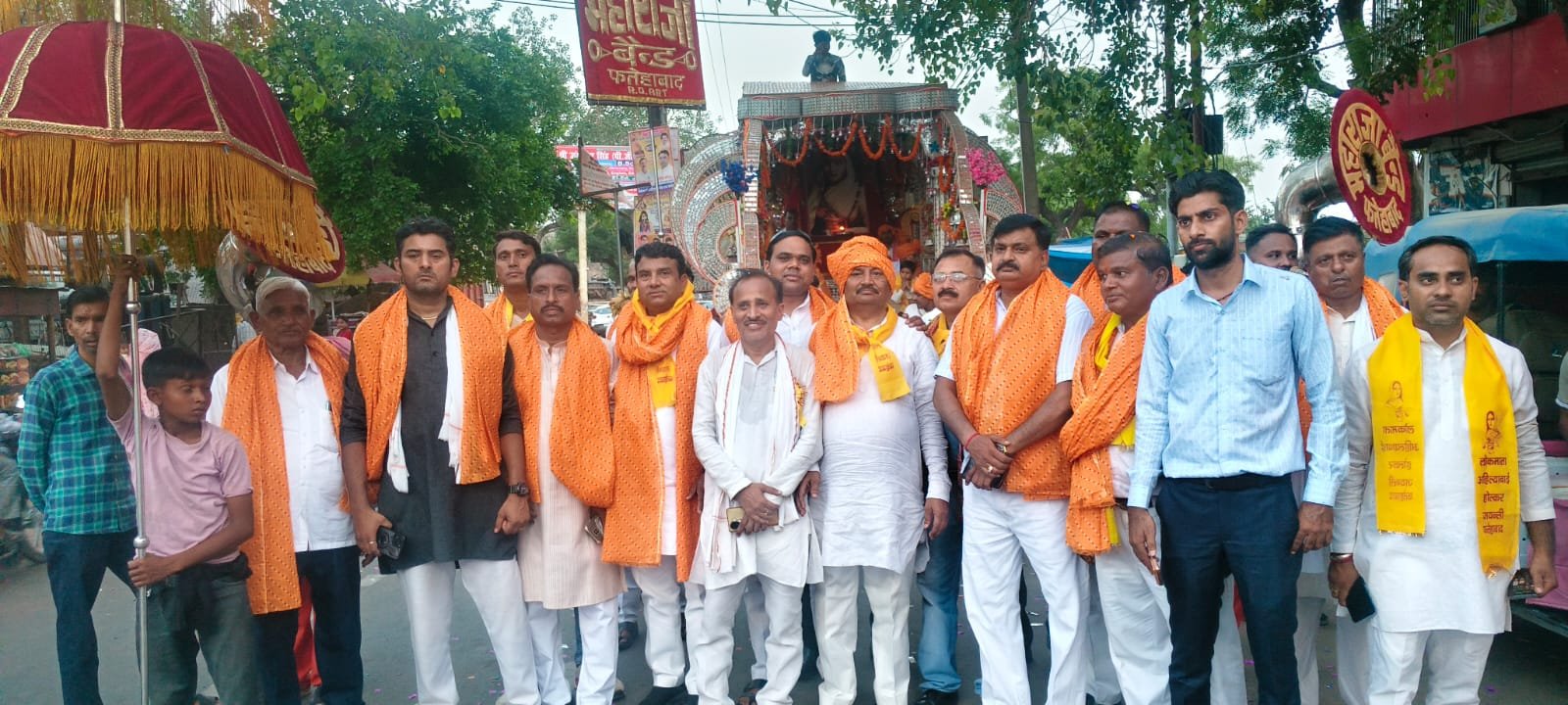 Union Minister SP Singh Baghel during Ahilyabai Holkar Jayanti celebration and procession in Fatehabad