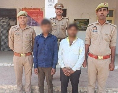 Fatehabad police arrested two wanted accused involved in road blockade, stone pelting and public disturbance after a fatal road accident.