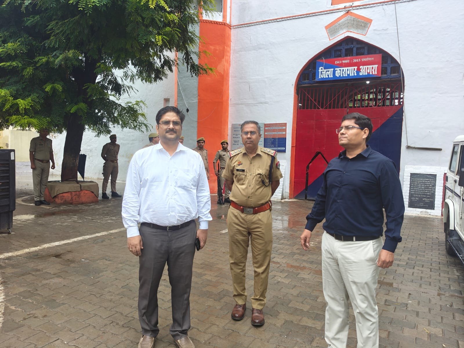 Officials conduct a legal awareness camp for women inmates at Agra District Jail, providing information on legal rights and free legal aid.