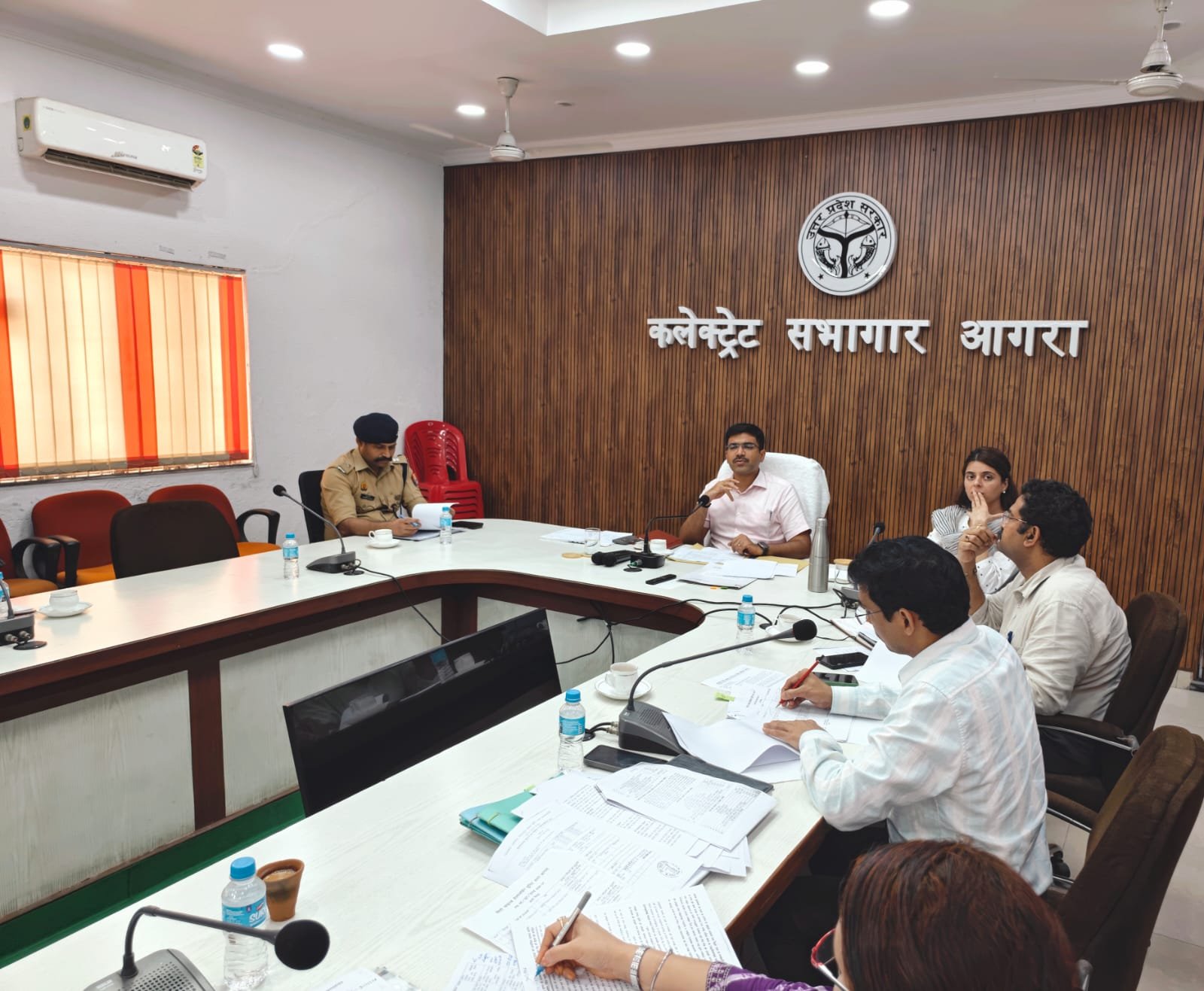 Agra DM Manish Bansal chairs District Child Welfare and Protection Committee meeting