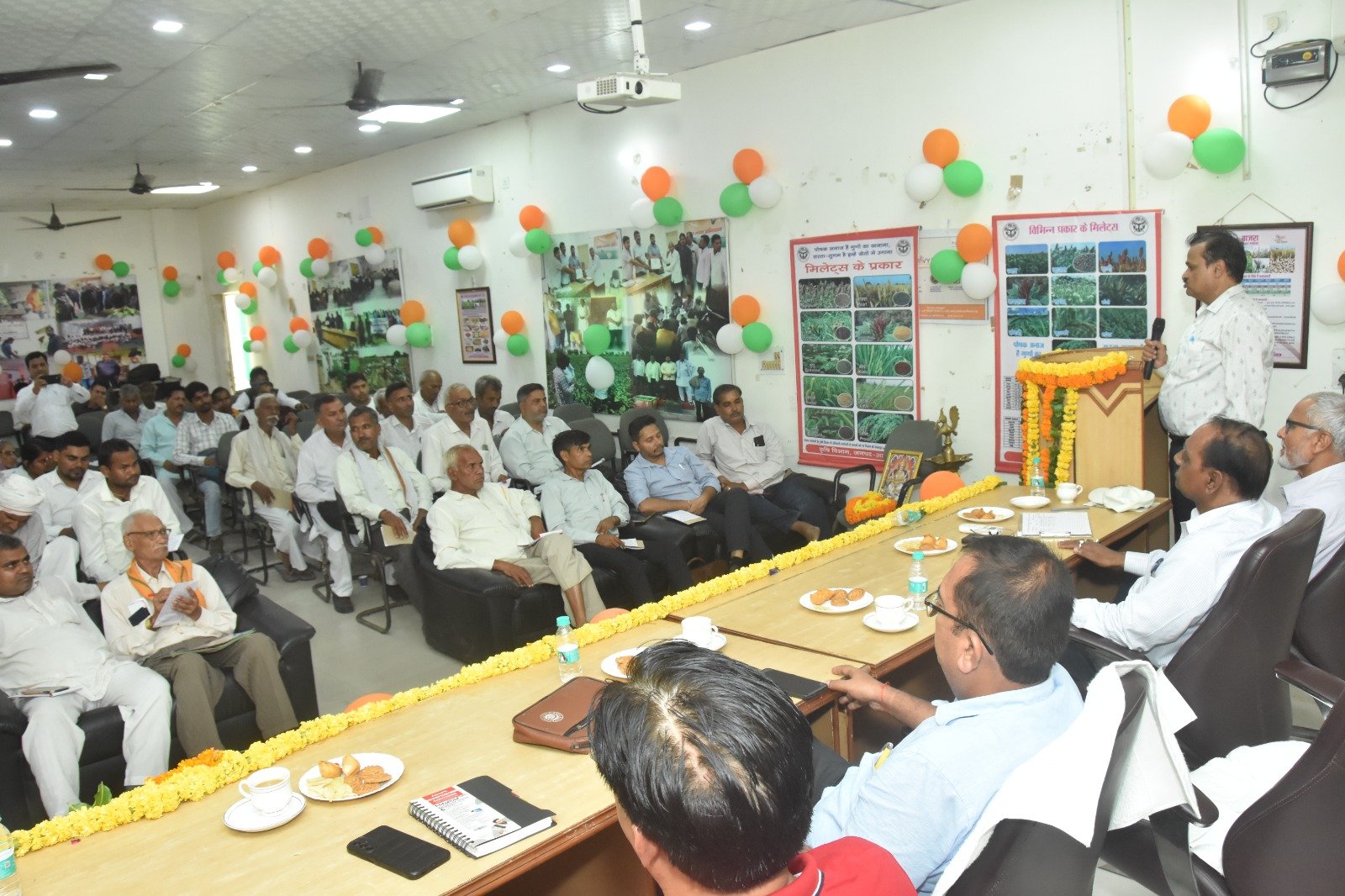 Millet seed production training for farmers in Agra