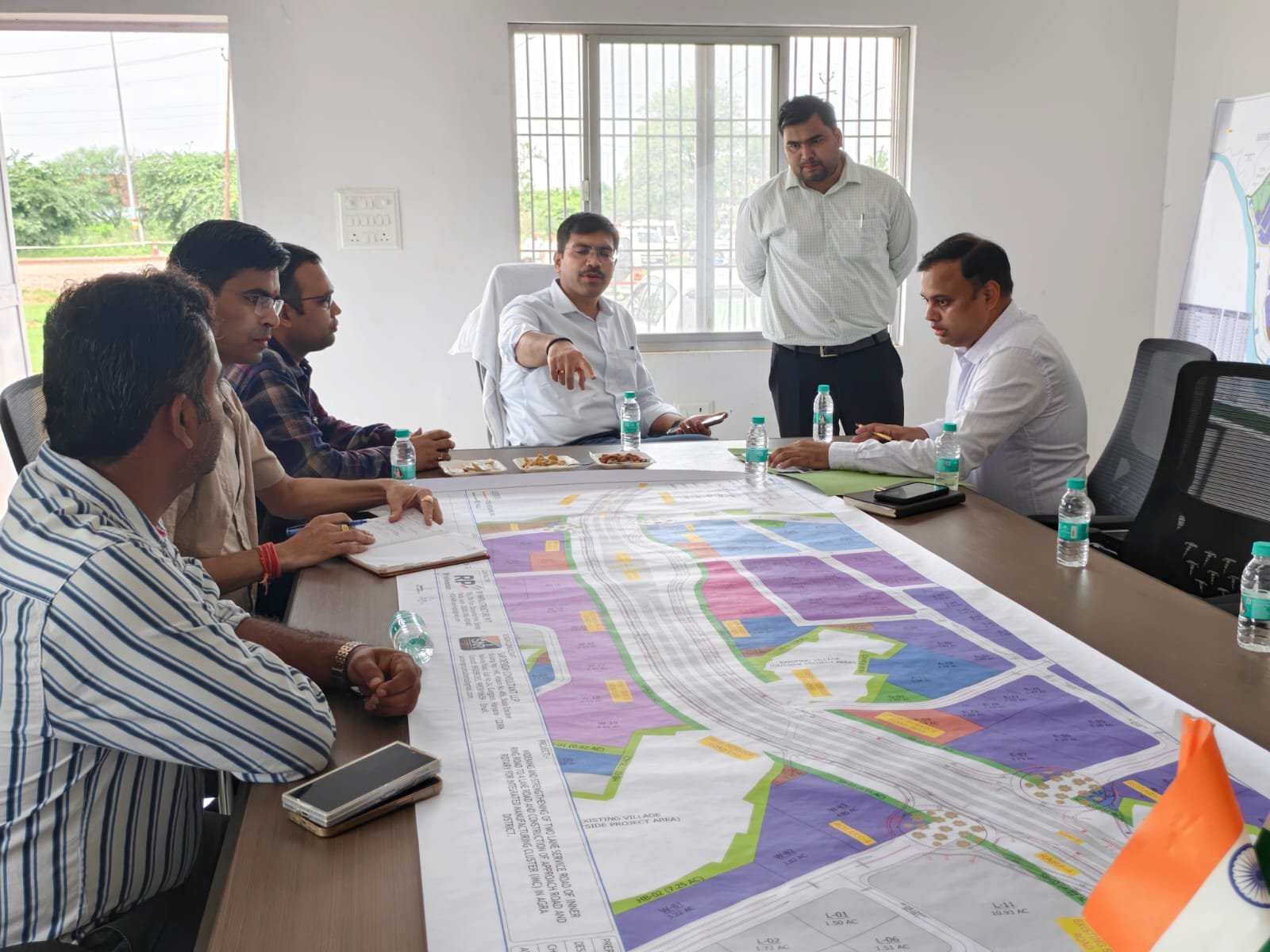 Integrated Manufacturing Cluster under construction on Inner Ring Road Agra