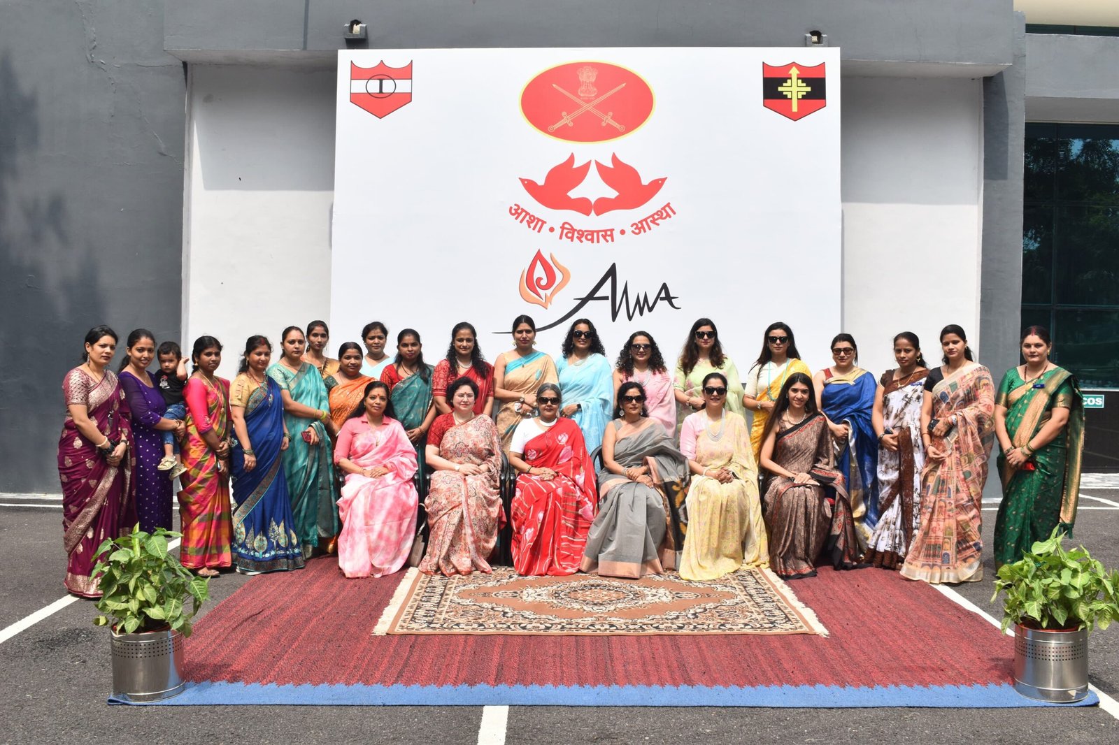 AWWA members during the 60th AWWA Day celebration in Mathura