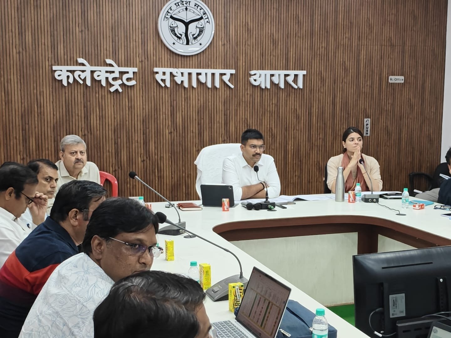 Agra District Health Committee meeting chaired by DM Manish Bansal