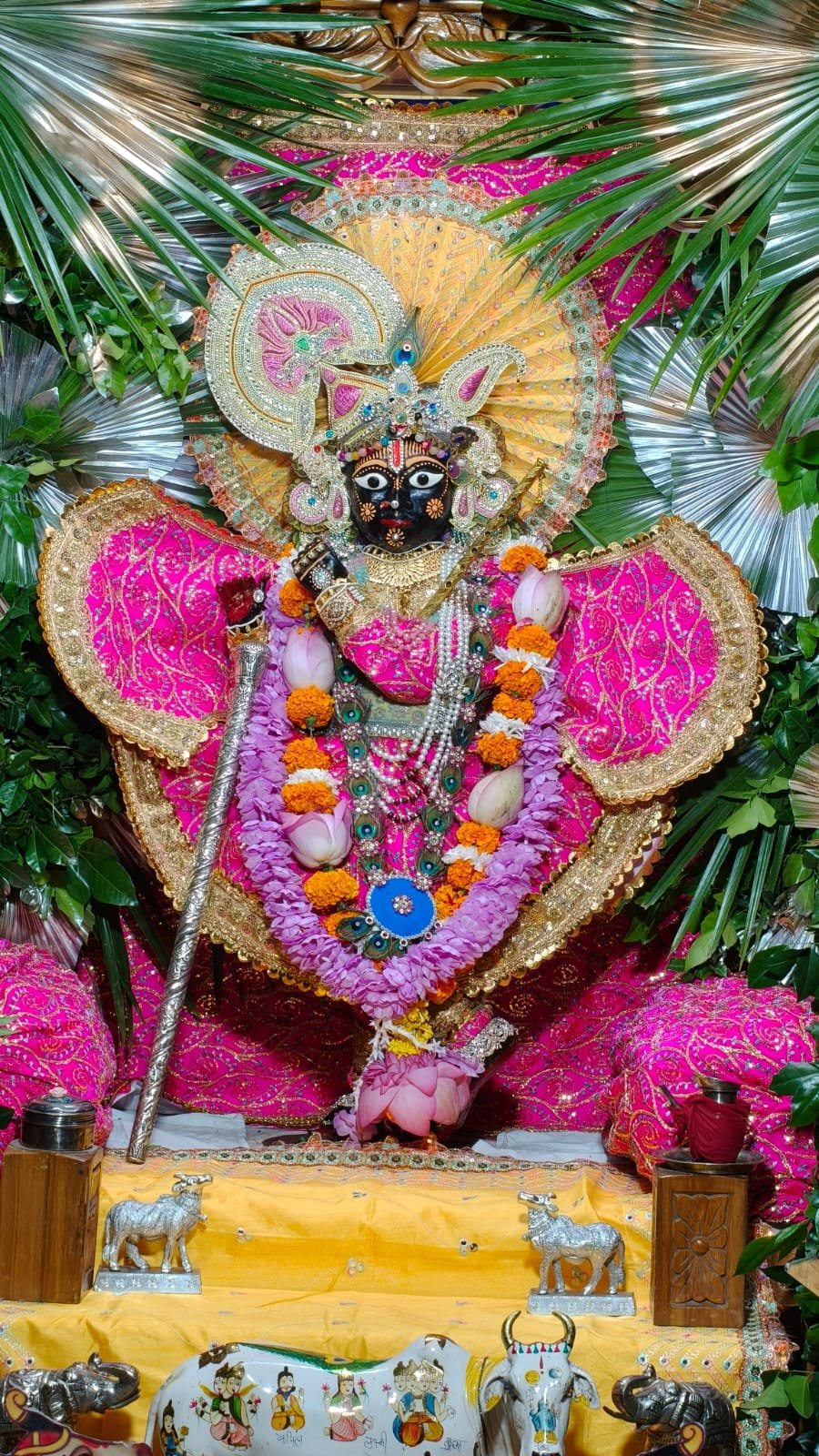 Shyam Bihari Ji Janmashtami celebration and Kali Ghata Manorath at Prem Nidhi Mandir Agra