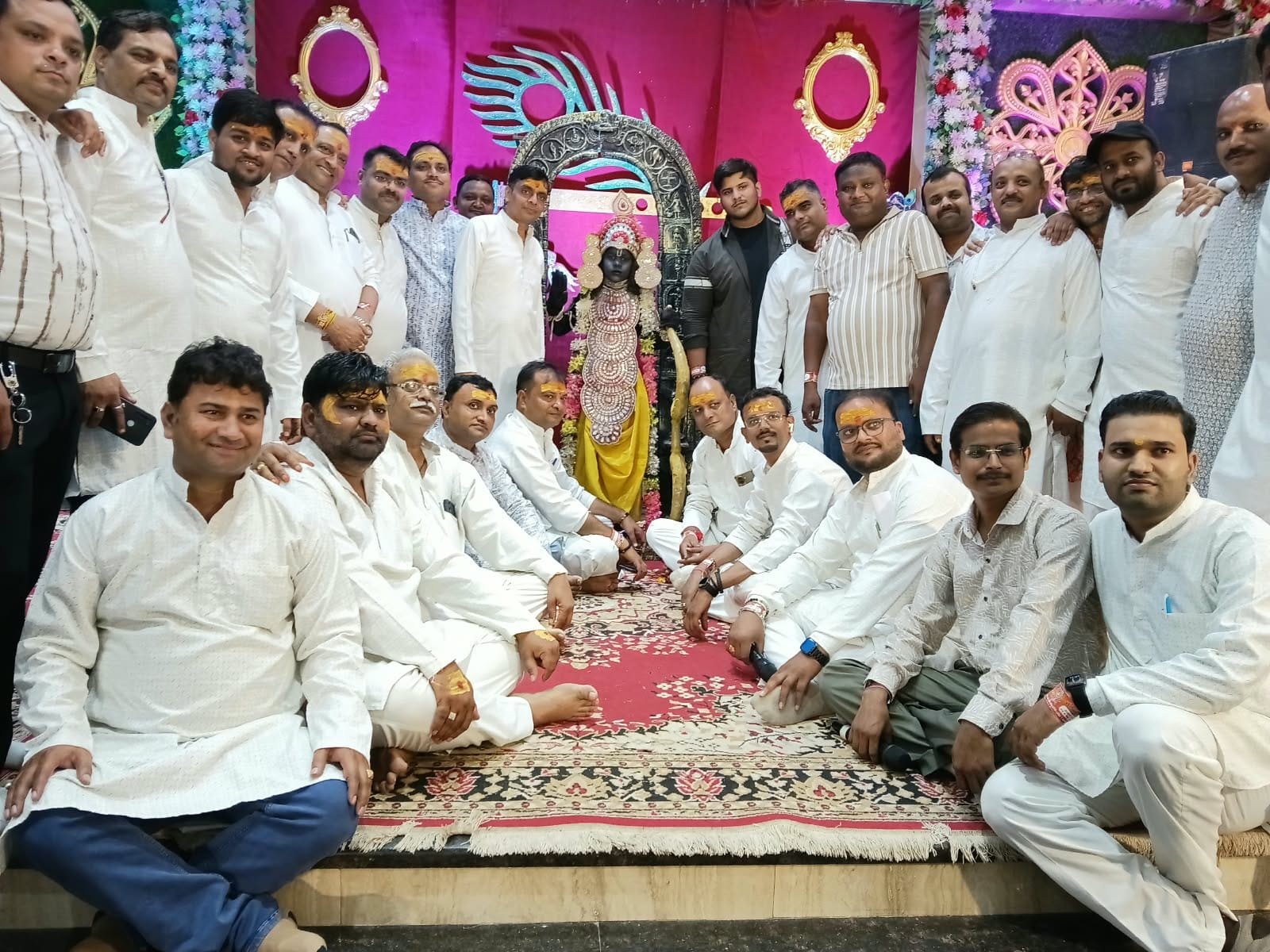 Shyam Baba Nandotsav celebration featuring Braj dance and religious cultural performances in Agra