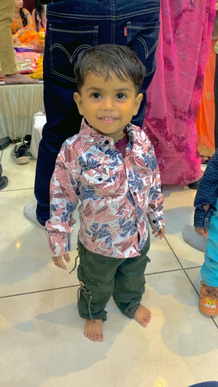 Five-year-old Hridyansh who died after drowning in a pond in Agra