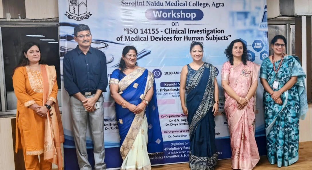 ISO 14155:2020 clinical investigation workshop at SN Medical College Agra