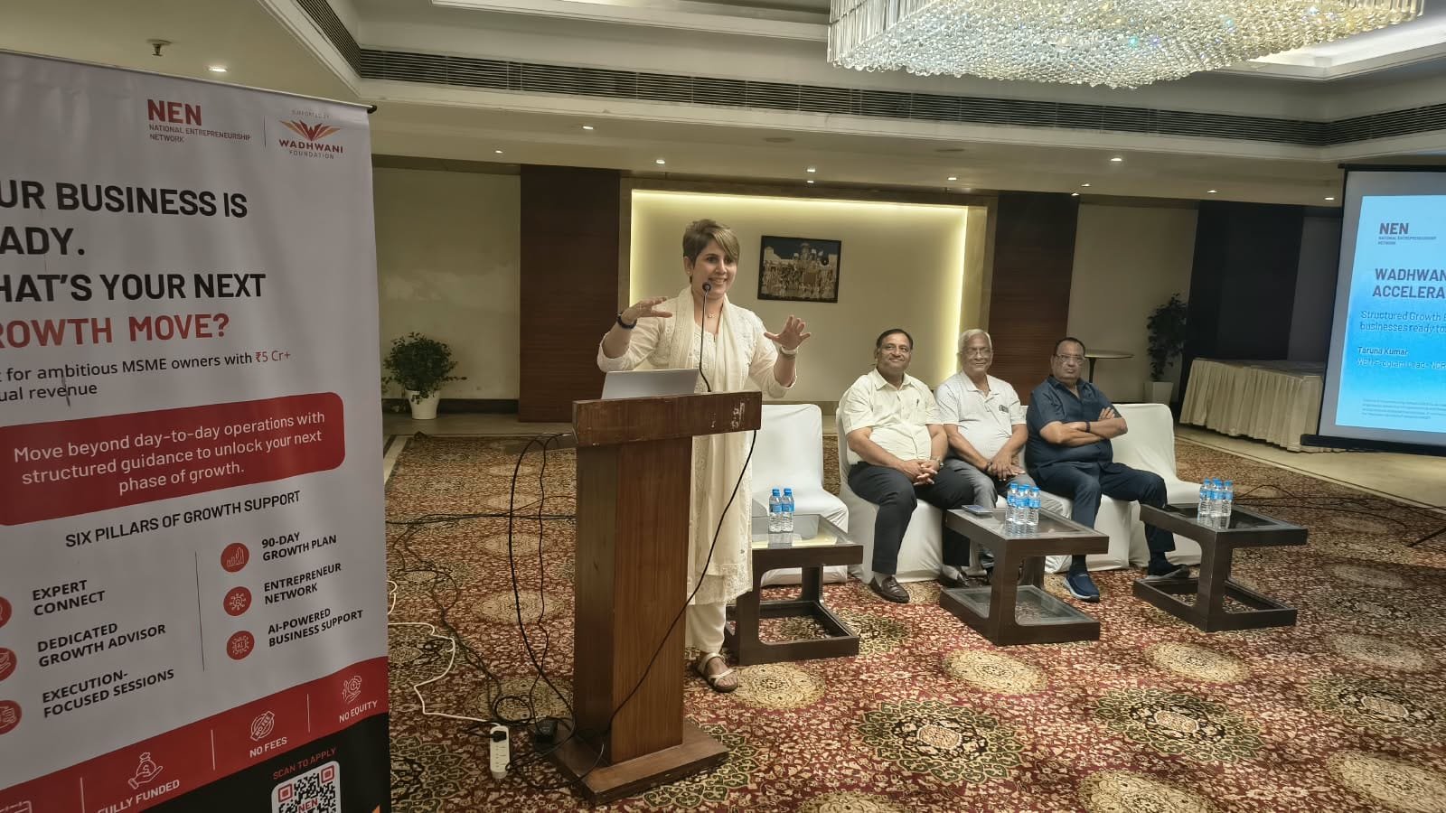 Entrepreneurs and MSME leaders during CEO Growth Roundtable in Agra