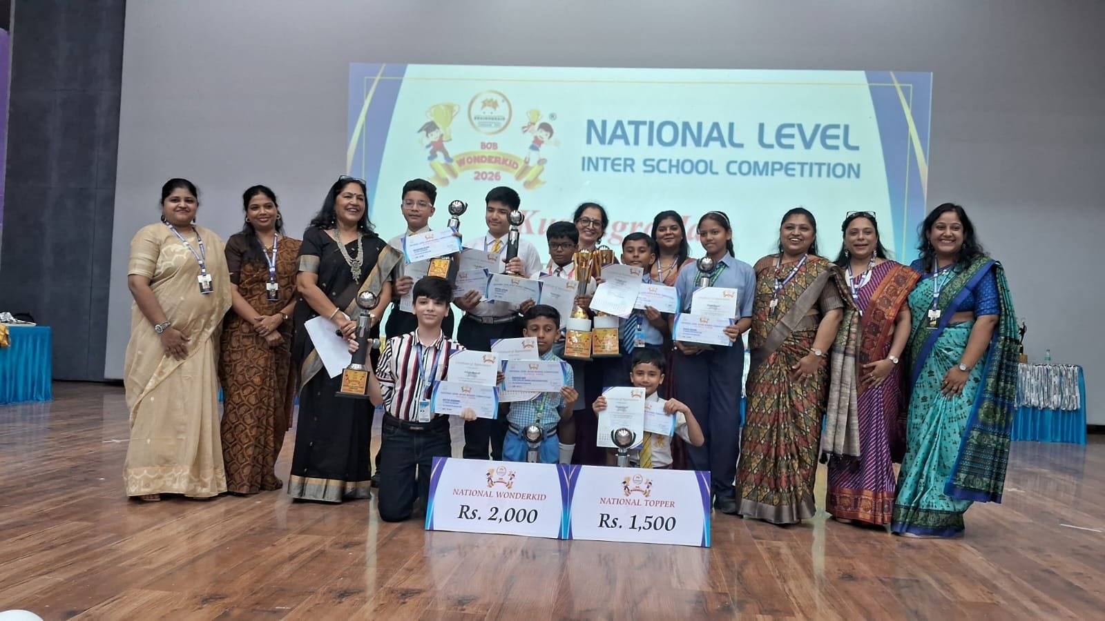 Agra students achieve outstanding national ranks in Brainobrain Wonderkid National Level Inter School Competition among 75,000 participants