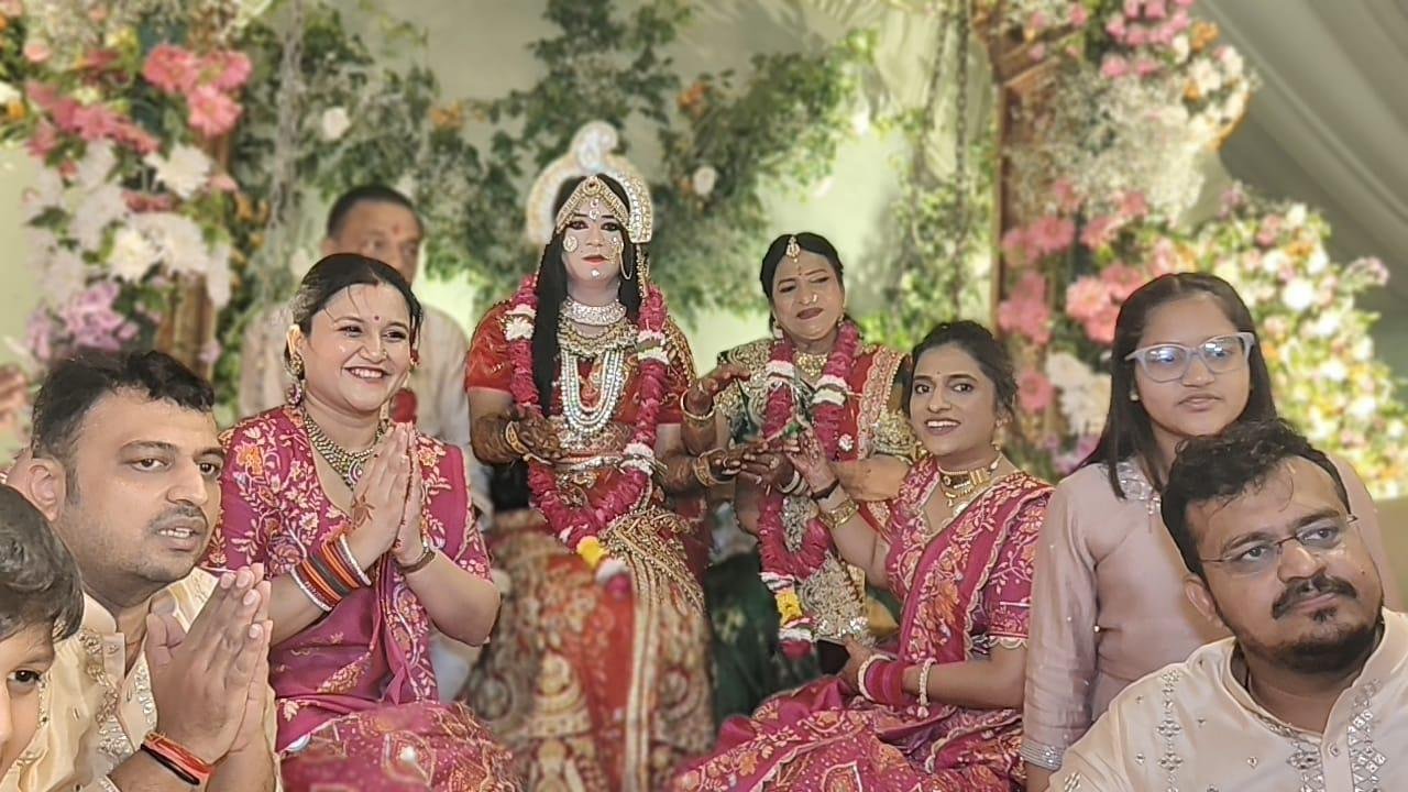 Mata Sita mehndi ceremony at Janakpuri Mahotsav 2026 in Agra
