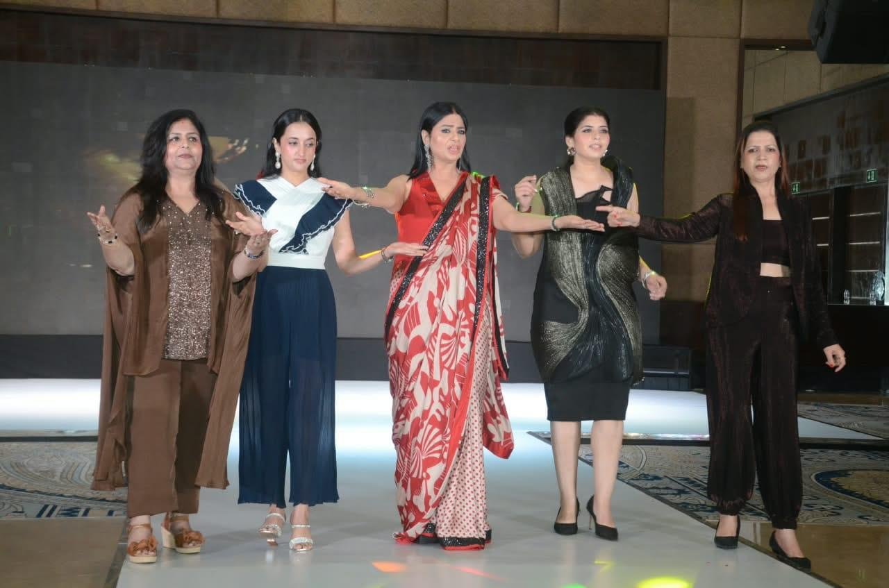 Women showcase the journey of women empowerment from 1960 to 2030 at Spicey Sugar event in Agra