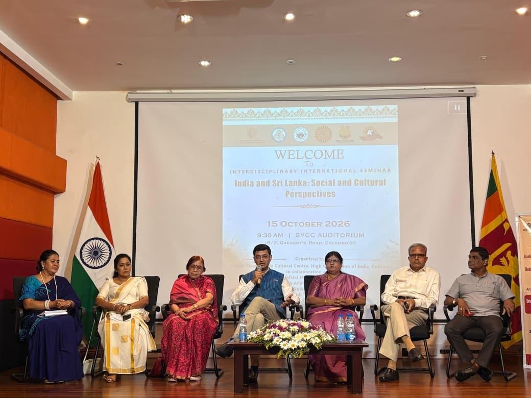 International seminar on India-Sri Lanka social and cultural relations at Swami Vivekananda Cultural Centre in Colombo