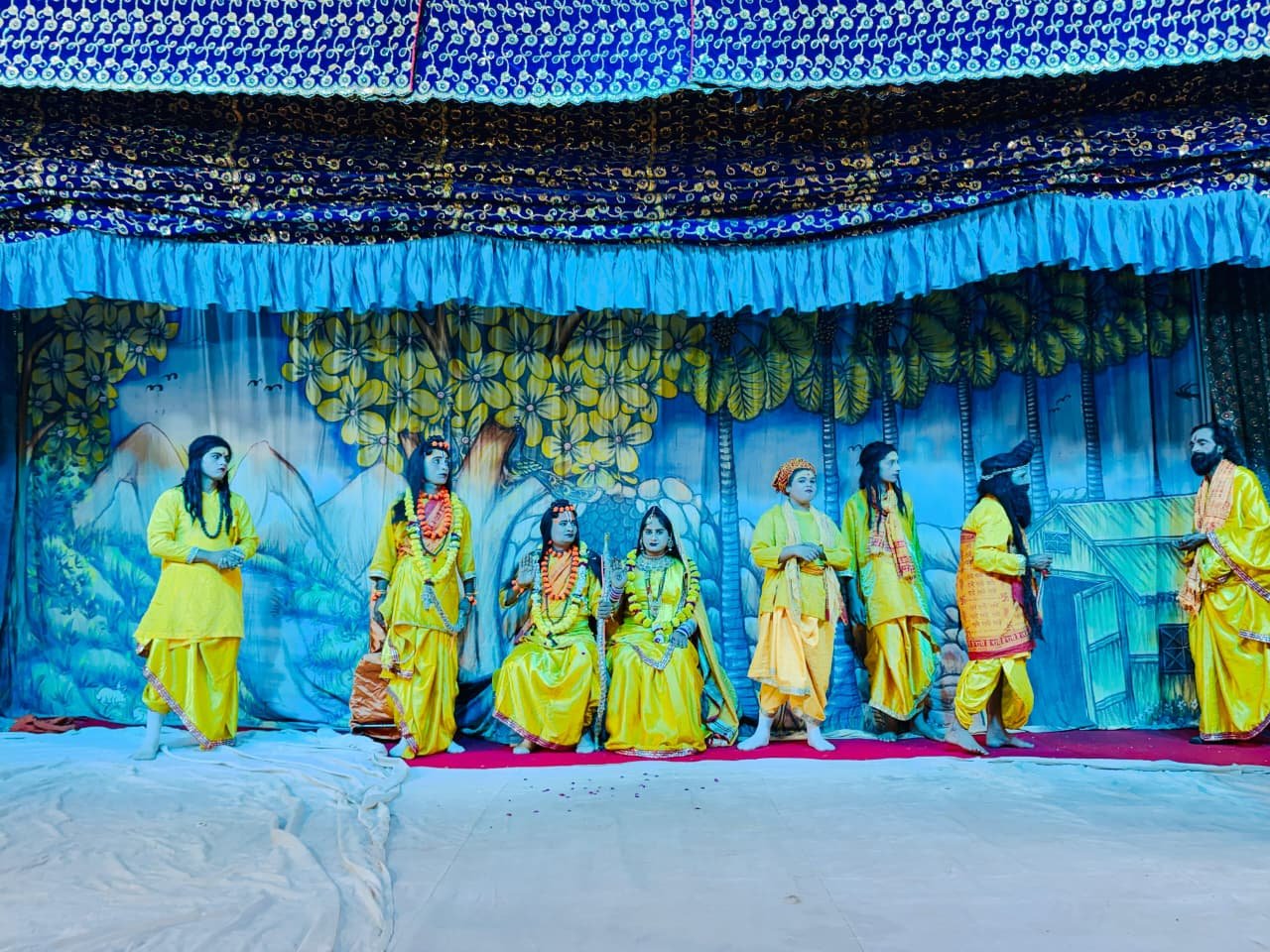 Surpanakha and Sita Haran scenes at Shri Manahkameshwar Ramlila in Agra