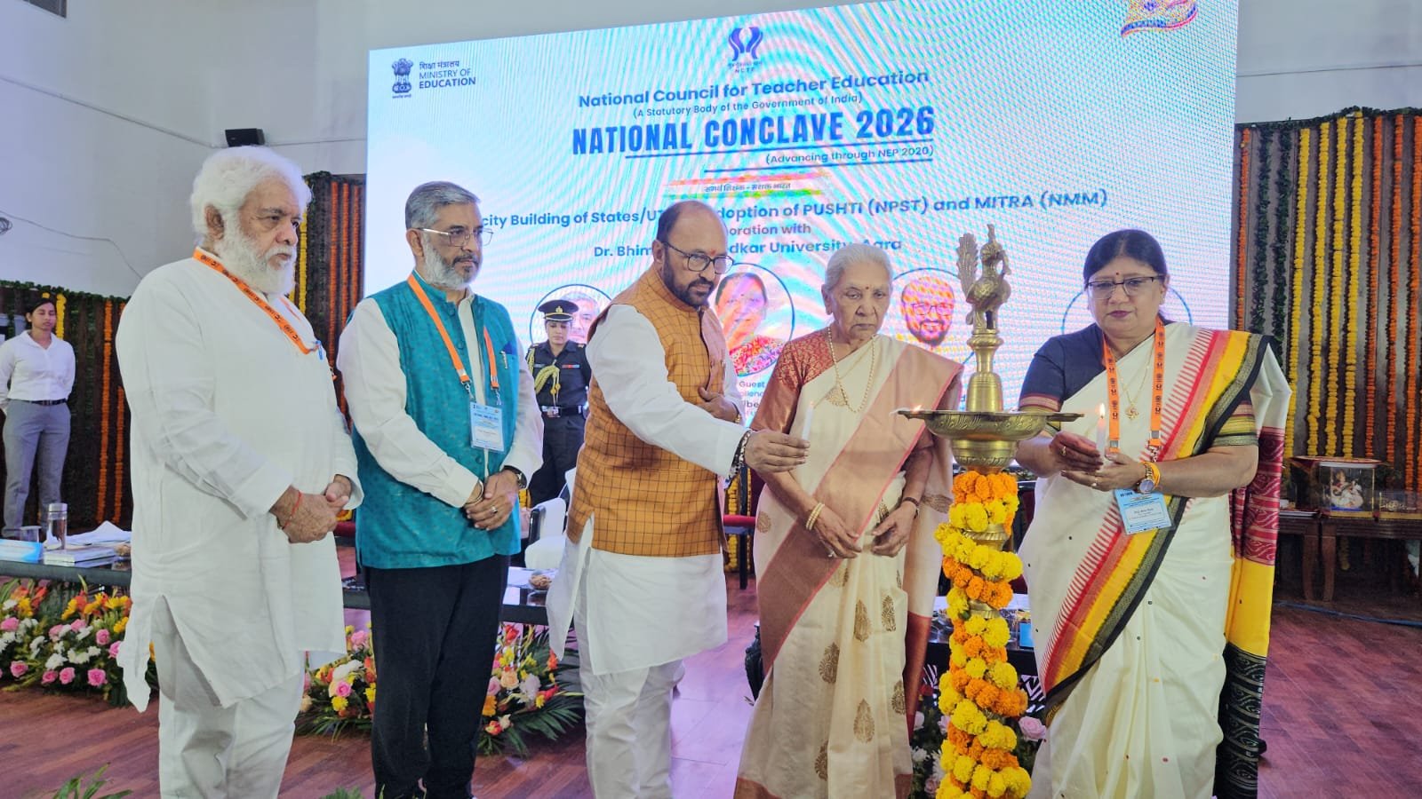 Anandi Ben Patel inaugurates National Conclave 2026 in Agra